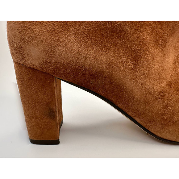 Maryam Nassir Zadeh Agnes Auburn Suede Zip Up Ankle Boots Size 39.5 EU EUC - Picture 7 of 16